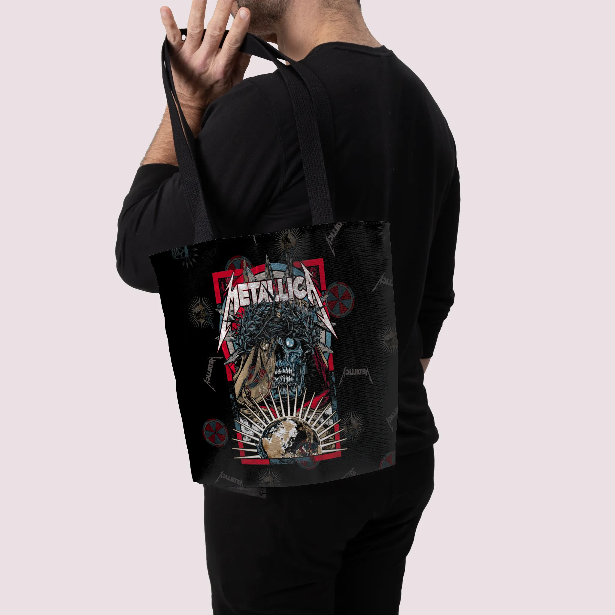 Rocksax Metallica Premier Tote Bag -Skull