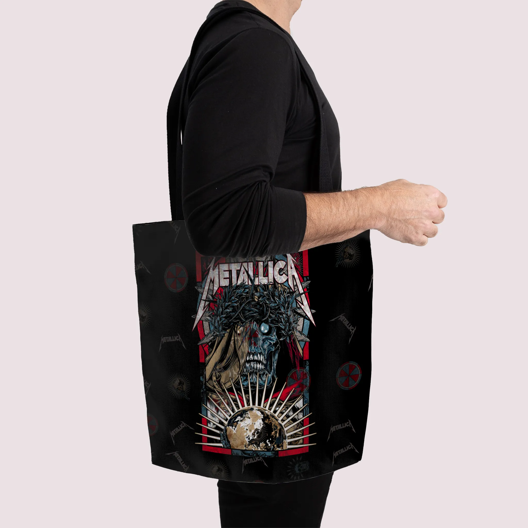 Rocksax Metallica Premier Tote Bag -Skull