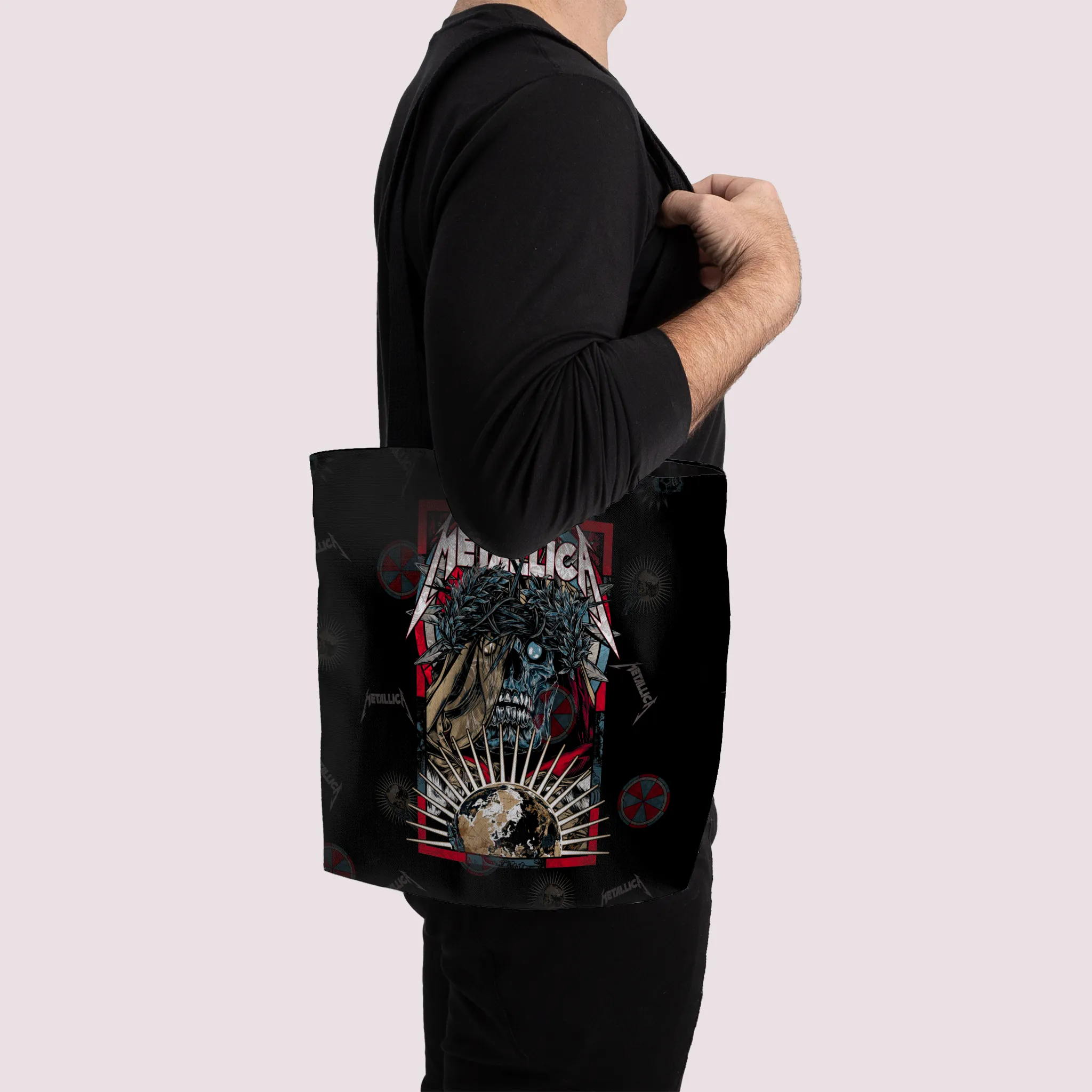 Rocksax Metallica Premier Tote Bag -Skull