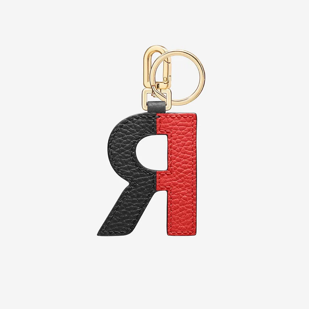 The SABRÉMOJI™ Alphabet Charm R - Rouge Noir