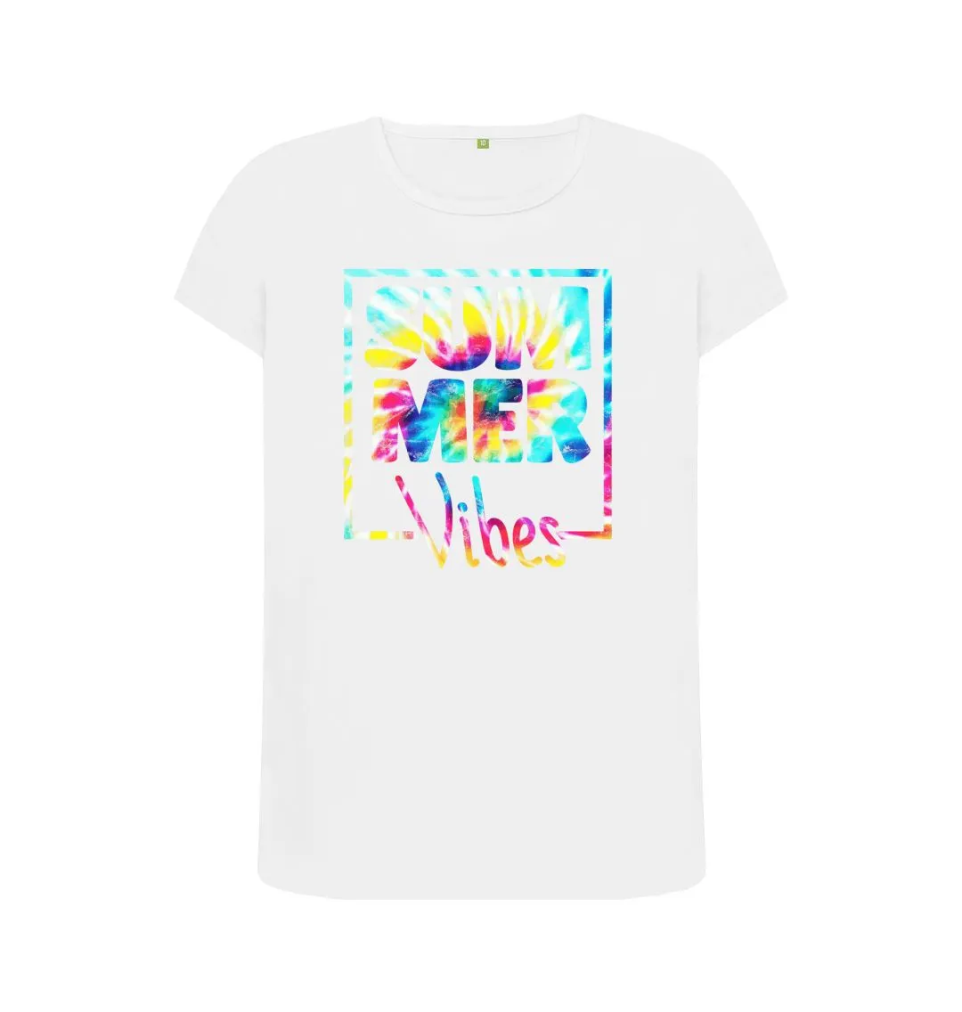 Women's Summer Vibes Organic Tee